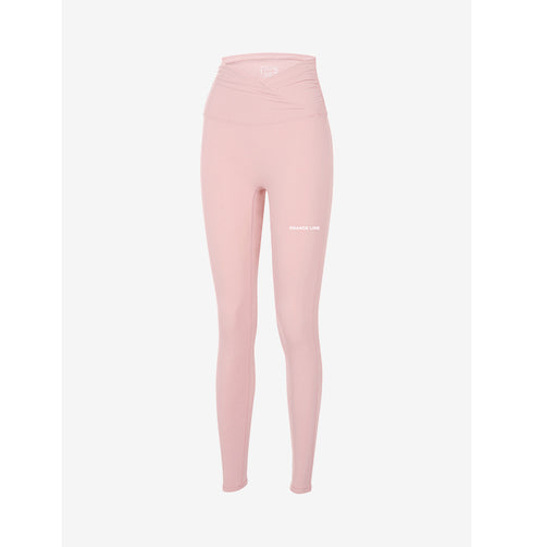 Cross Shirring Up Leggings
